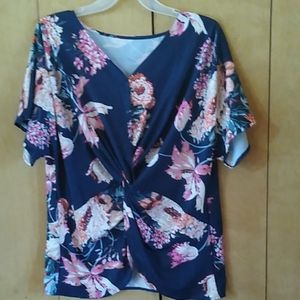 Short Sleeve 1X Blouse